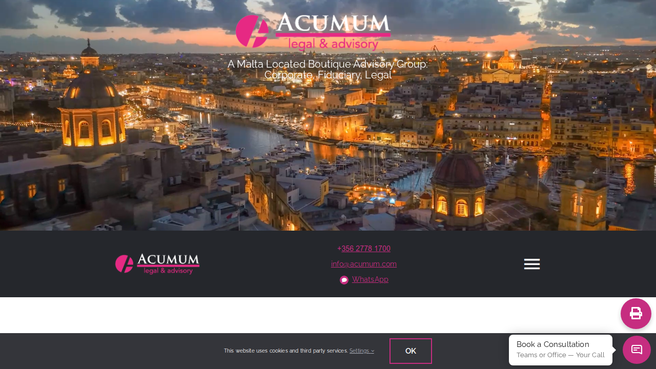 Acumum - Legal & Advisory website