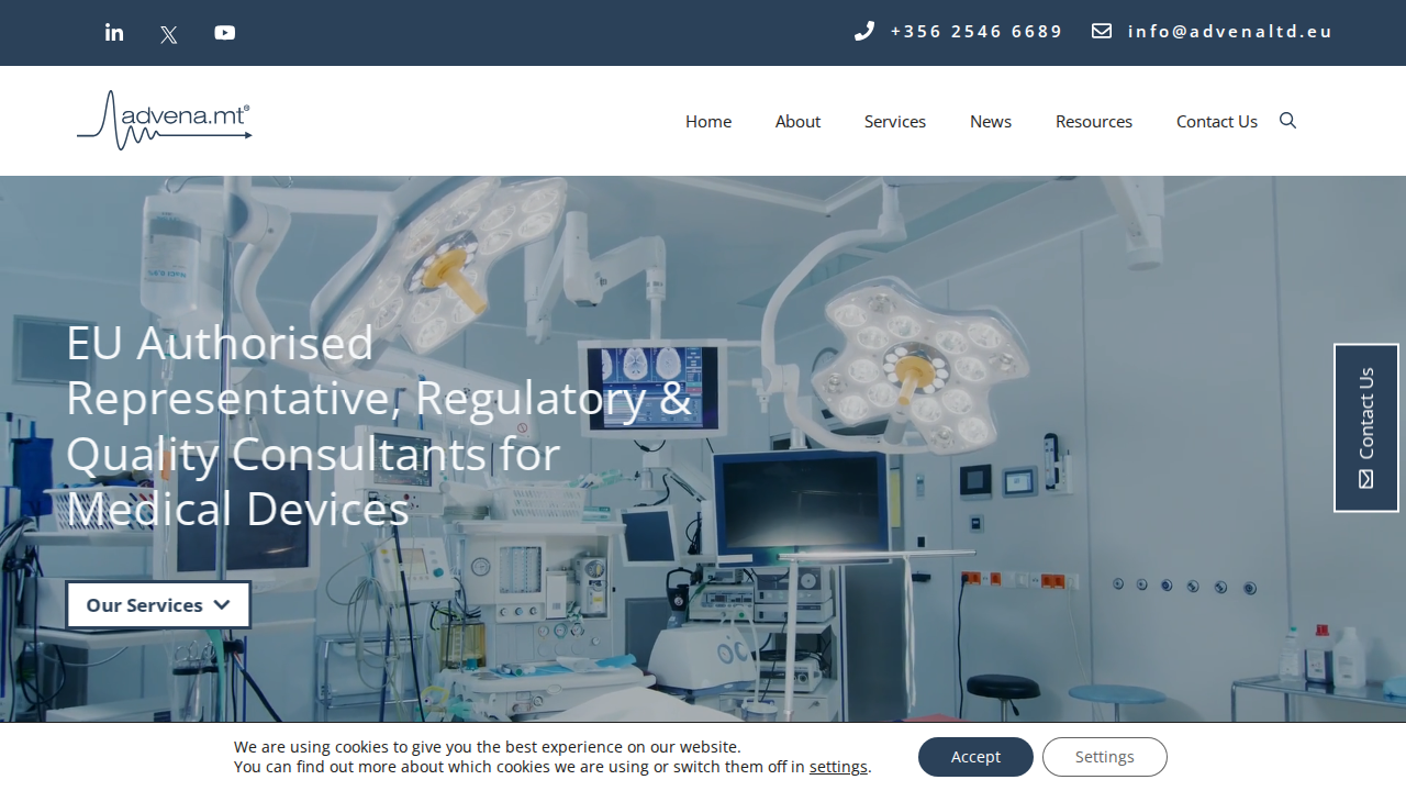 Advena (malta) website