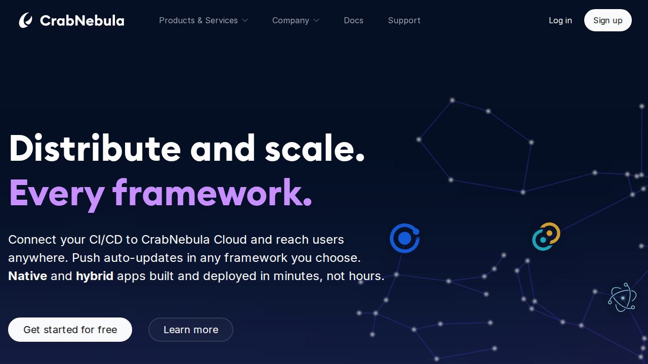 Crabnebula website