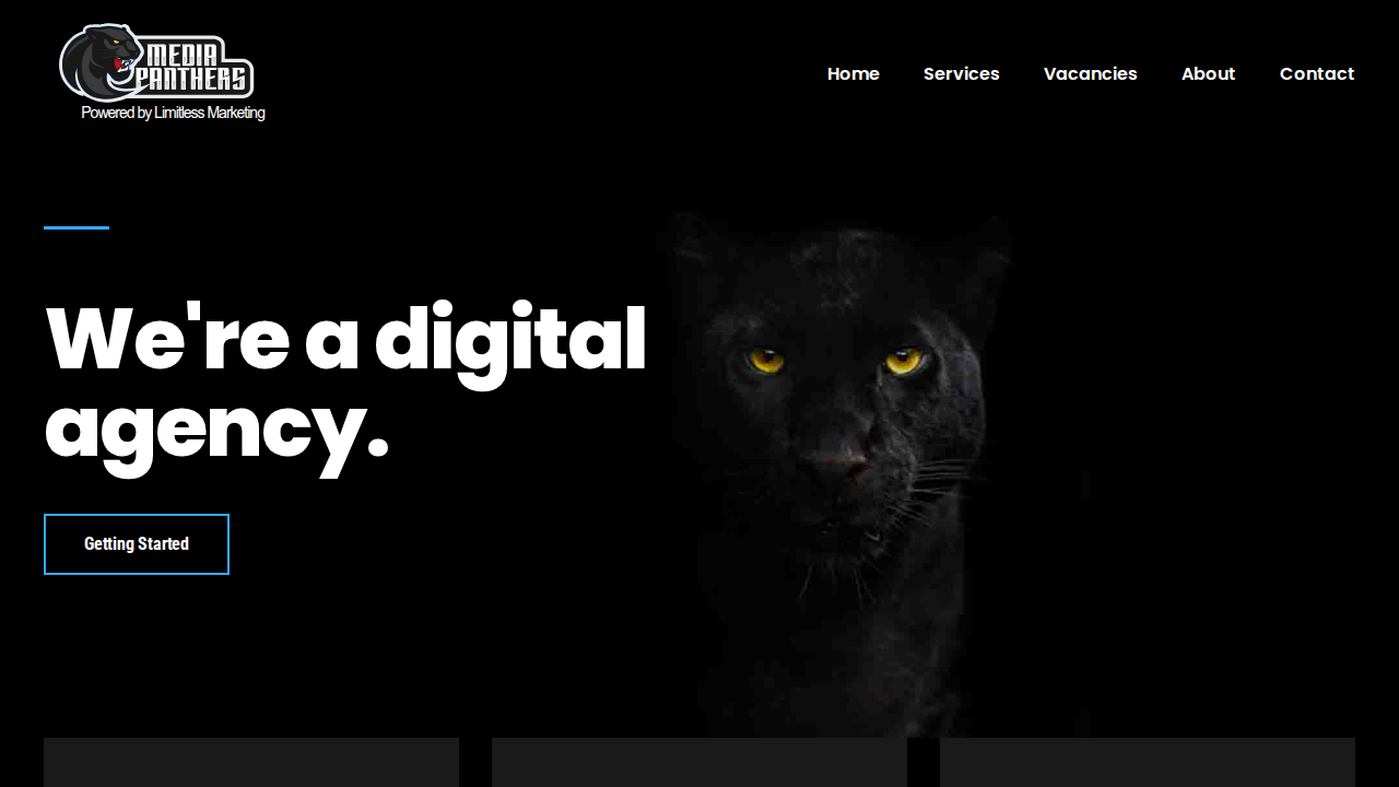 Media Panthers website