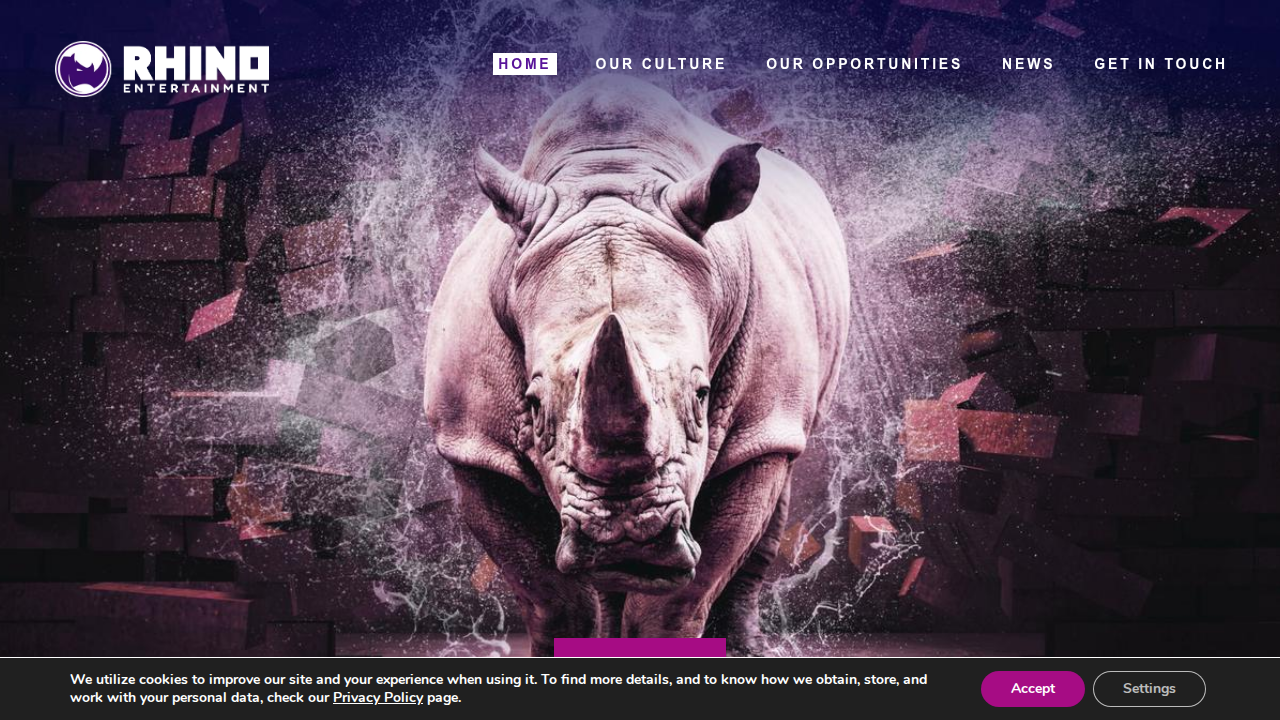 Rhino Entertainment Group website