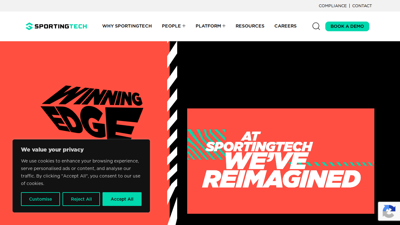 Sportingtech website