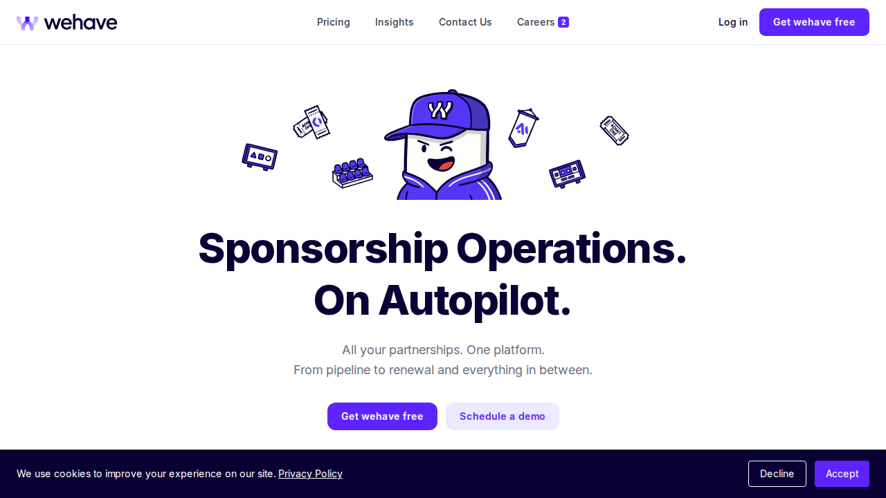 Wehave website